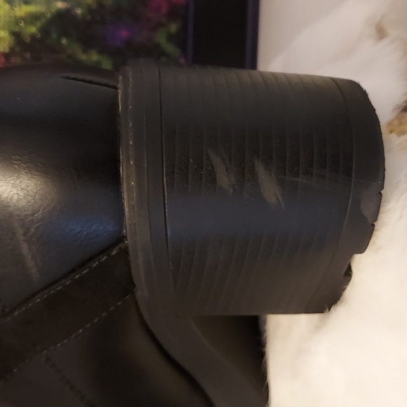 Womens Just Fab Edde Combat Boots - Picture 7 of 8